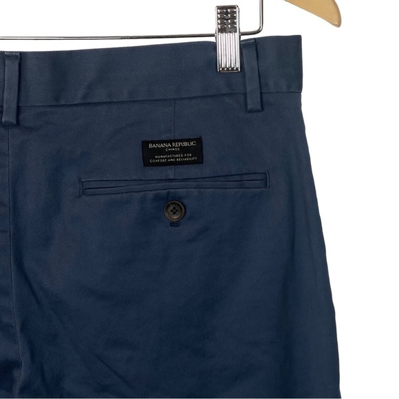 Banana Republic Aiden Slim Chino Pants Mens 34x30 Blue Shadow Straight Leg Class - Picture 7 of 16